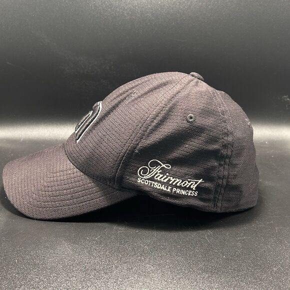 Travis Mathew Fairmont Scottsdale Hat Black Small Medium Flexfit Breathable - Picture 4 of 7